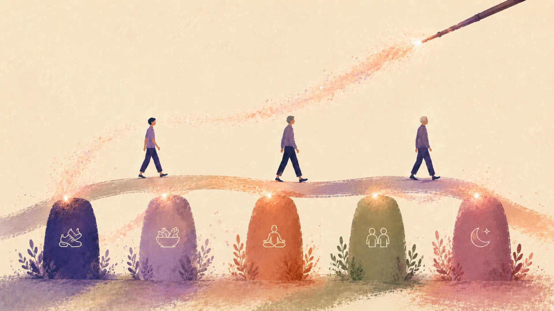 La varita de la eterna juventud: tocando las cinco grandes palancas del envejecimiento