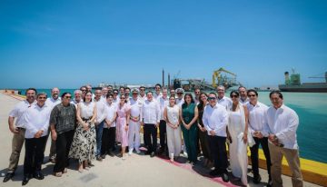 Avanza Renacimiento Maya con obra histórica en Puerto de Altura