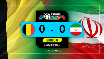 Irán no logra aprovechar el hombre de más y empata 0-0 con Bélgica