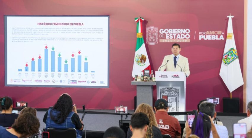 Con estrategia de seguridad coordinada, delitos mantienen tendencia a la baja en Puebla