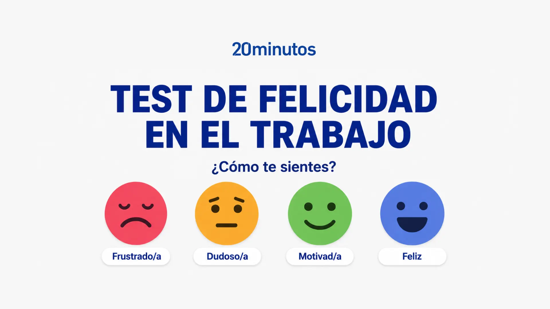 ¿Eres feliz en tu trabajo? Descúbrelo con este Test de 10 preguntas sobre felicidad laboral
