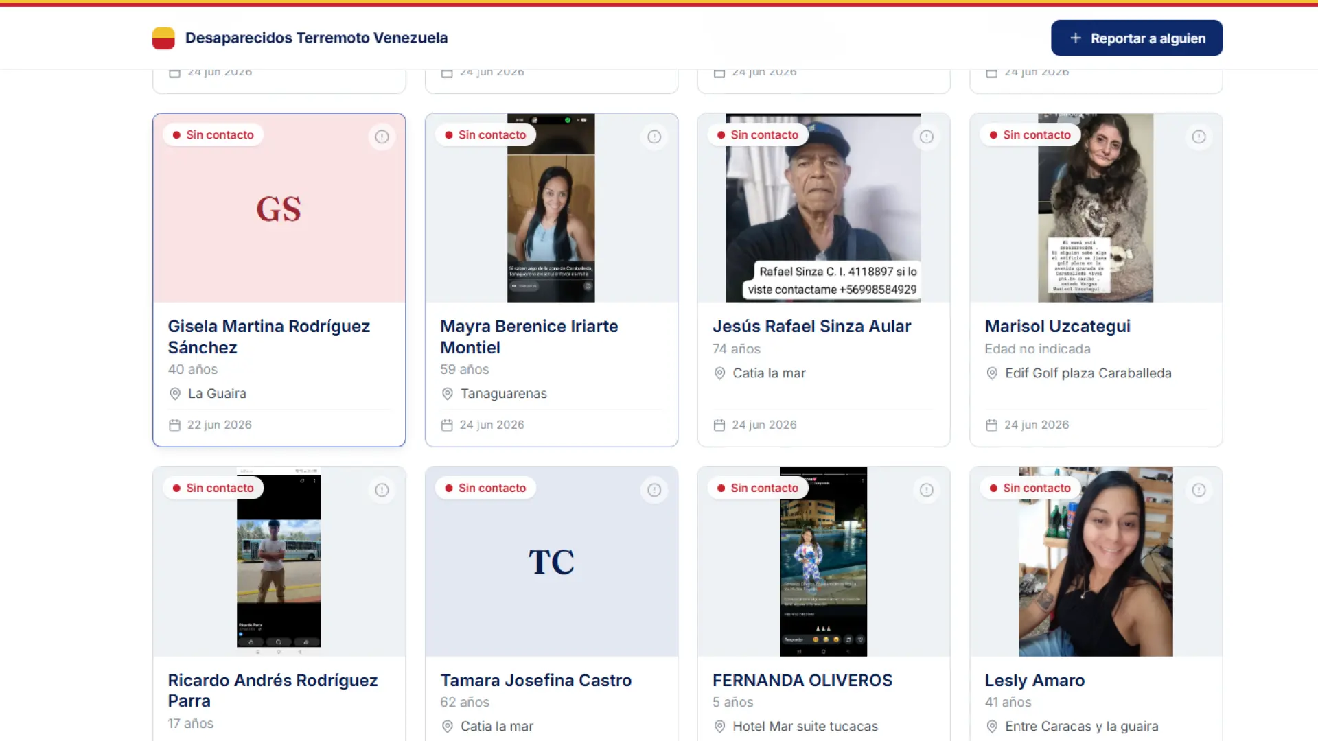 Ciudadanos venezolanos lanzan varias webs para reportar desaparecidos: ya registran más de 14.000 personas «sin contacto»
