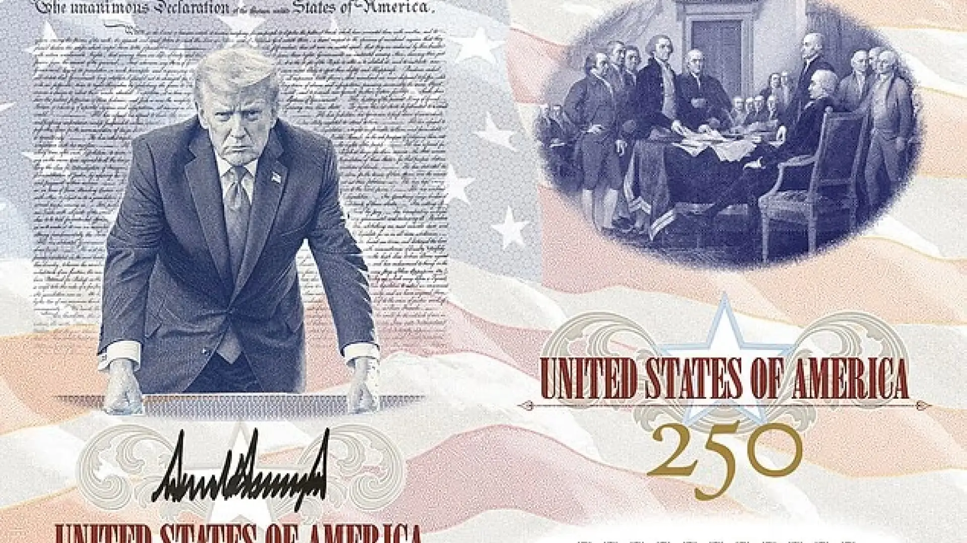 Así es el nuevo diseño del pasaporte de EEUU, con la imagen de Donald Trump: «Bienvenido, pero sé bueno»