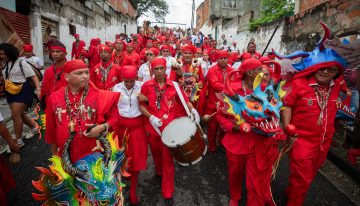 Diablos Danzantes de Yare celebraron el Corpus Christi bajo la sombra de la migración (FOTOS)