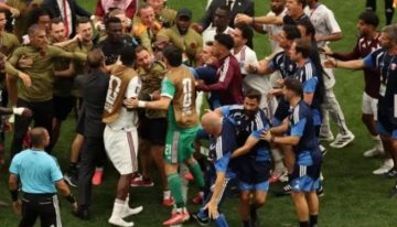 Un entredicho entre los técnicos de Qatar y Canadá derivó en una batalla campal: Qué pasó