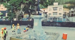 Remodelación de la Plaza Washington en El Paraíso genera intriga en los vecinos por esta razón