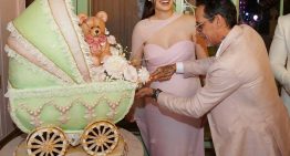 Venezolano viajó de París a Miami para realizar el pastel del baby shower de Marc Anthony y Nadia Ferreira