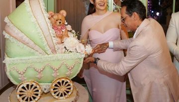 Venezolano viajó de París a Miami para realizar el pastel del baby shower de Marc Anthony y Nadia Ferreira