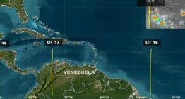 Onda tropical número 17 se está desplazando por el occidente del país
