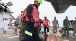Panamá refuerza la misión de rescate en Venezuela con 50 especialistas y dos canes