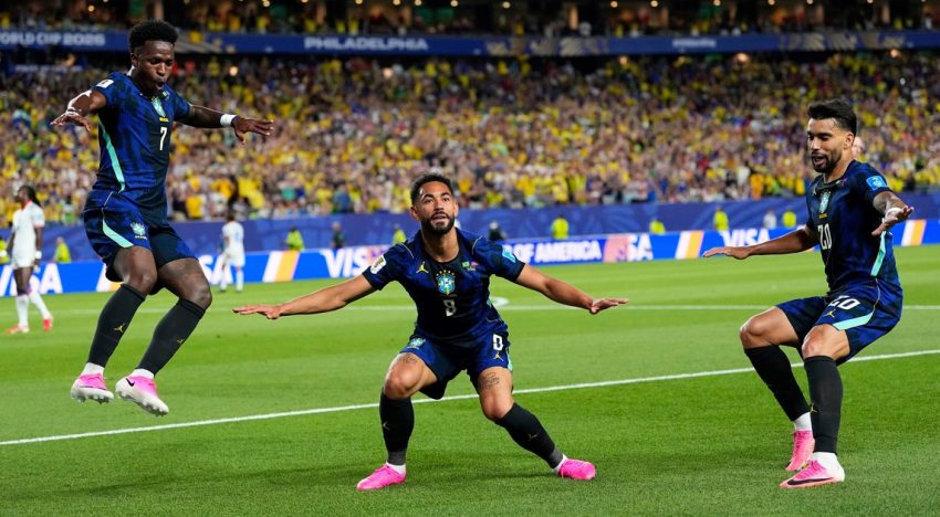 Brasil logró su primera victoria en el Mundial y eliminó a Haití con un poco lucido 3-0