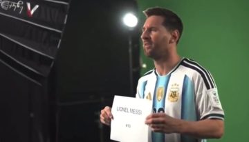 La Selección Argentina filmó las gráficas para la TV del Mundial con Messi, muchos guiños y un Scaloni «actor»