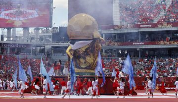 Toronto celebró su estreno en el Mundial con una ceremonia dedicada a la diversidad cultural (Imágenes)