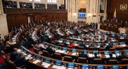 Andreína Baduel asistió al Congreso de Colombia para alzar la voz por los presos políticos en Venezuela