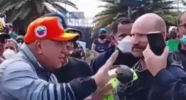 Rescatista de EEUU encaró a Diosdado Cabello tras impedirle el paso hacia otra zona de rescate (VIDEO)