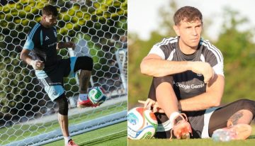 «Triste, pero con mucha ilusión»: Dibu Martínez habló tras su primer entrenamiento con Argentina en Kansas