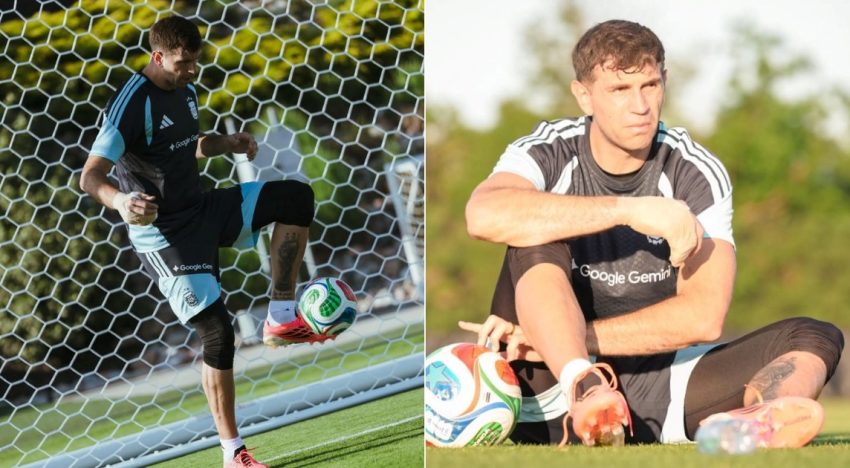 «Triste, pero con mucha ilusión»: Dibu Martínez habló tras su primer entrenamiento con Argentina en Kansas