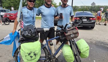 La increíble historia de los tres argentinos que llegaron en bicicleta de Gualeguaychú a Kansas City para el Mundial 2026: 17.000 kilómetros y un café con Ginóbili