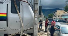 Lo que dijo el Metro de Caracas por el descarrilamiento de un tren en Propatria