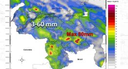 Venezuela amanece bajo nubosidad y precipitaciones en múltiples estados este #7Jun