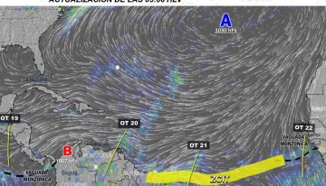 Onda tropical se desplaza sobre Venezuela y estas serán las zonas más afectadas este #28Jun