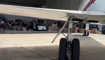 Despegó desde Miami un avión con medicinas para afectados en Venezuela (VIDEO)