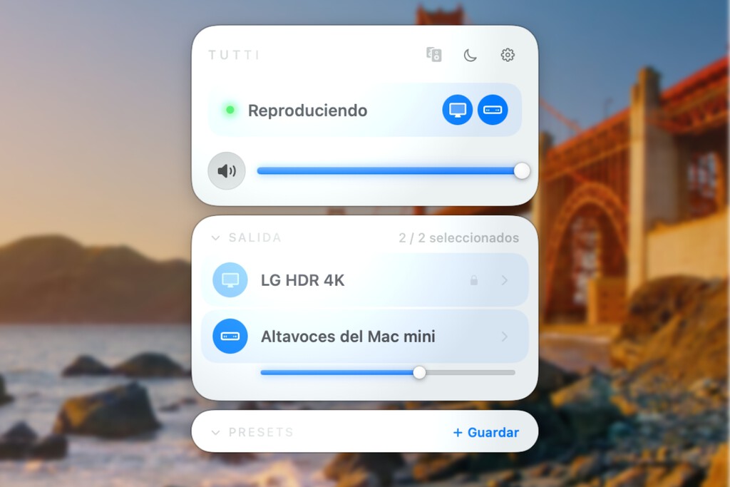 Por fin he encontrado una app que permite enviar el sonido del Mac a varios altavoces sincronizados. Y encima es sencilla y gratis 