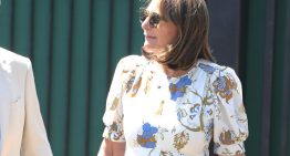 La madre de Kate Middleton tiene el vestido anti-ola de calor para ir a Wimbledon que queremos en nuestro armario