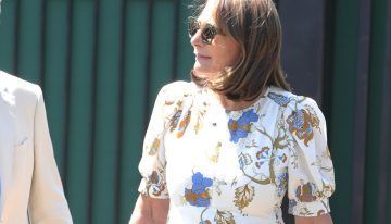 La madre de Kate Middleton tiene el vestido anti-ola de calor para ir a Wimbledon que queremos en nuestro armario