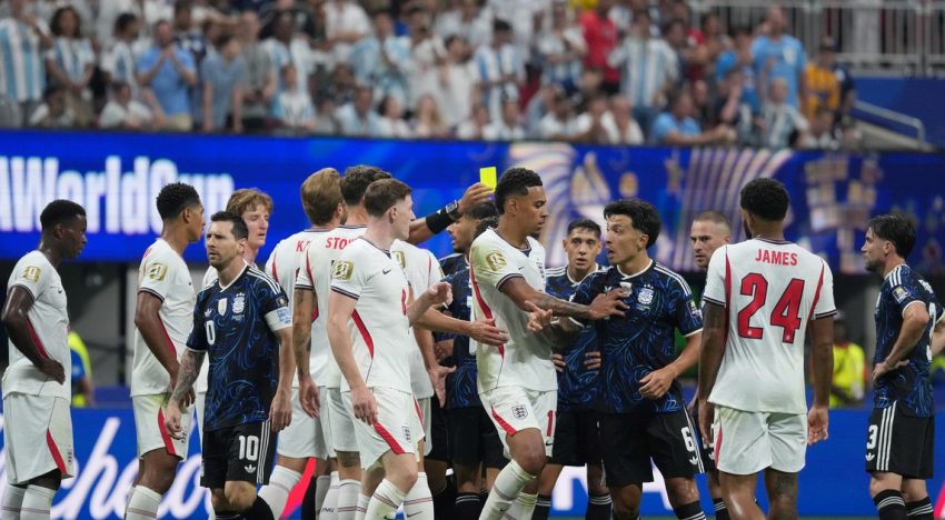 Todos los cruces de un duelo caliente en Atlanta: Paredes contra Bellingham y dientes apretados entre Argentina e Inglaterra