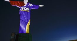 El Cristo Redentor rindió emotivo homenaje a víctimas de los terremotos en Venezuela (FOTOS)