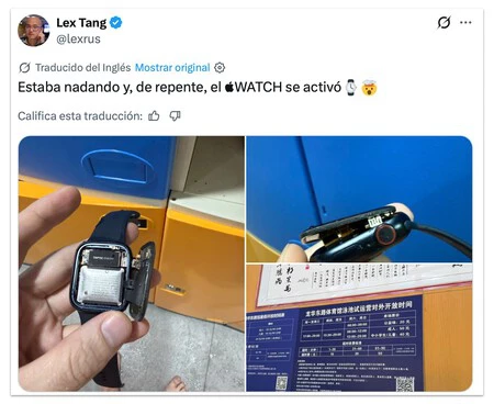 Apple Watch Mojado
