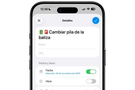 Pila Recordatorio