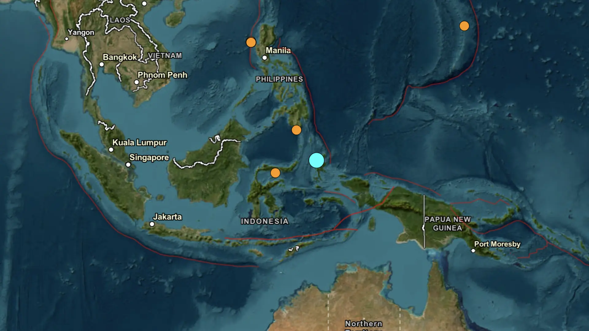 Un terremoto de magnitud 6,2 sacude el noreste de Indonesia