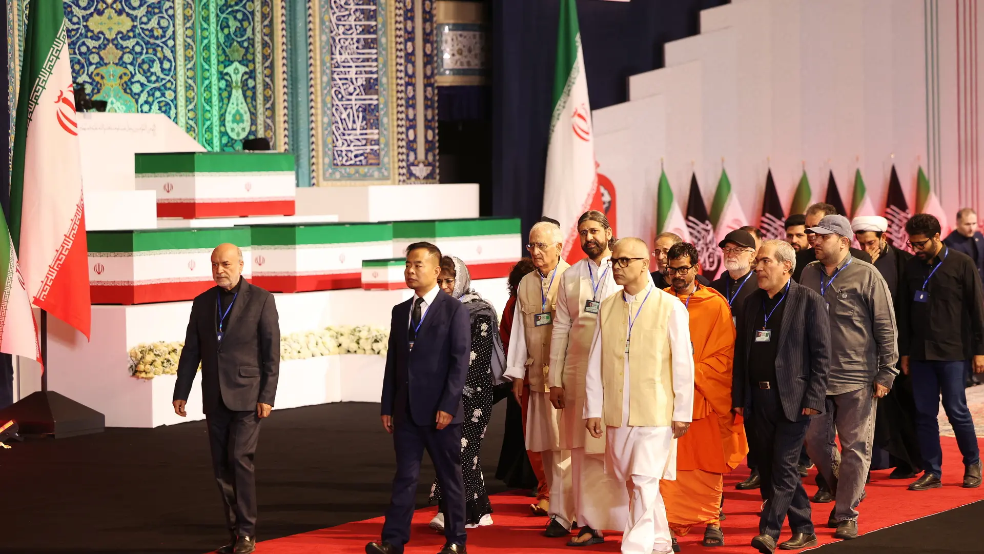 Comienza el homenaje a Alí Jameneí en Teherán con autoridades iraníes y delegaciones de Rusia y China, entre otras