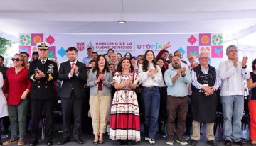 Clara Brugada inaugura la Utopía Acatitla con una inversión de 119 millones de pesos para acercar salud, cultura, deporte y cuidados al oriente de la ciudad