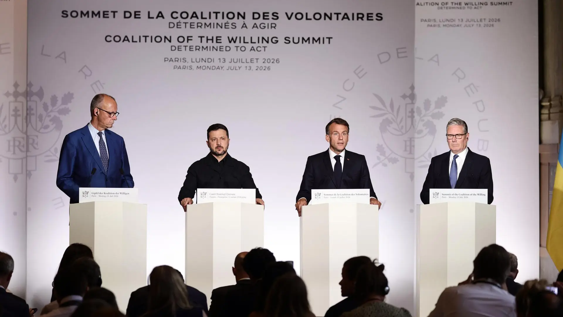 Macron anuncia ejercicios militares de la Coalición de Voluntarios en los países vecinos de Ucrania: «Estamos preparados»