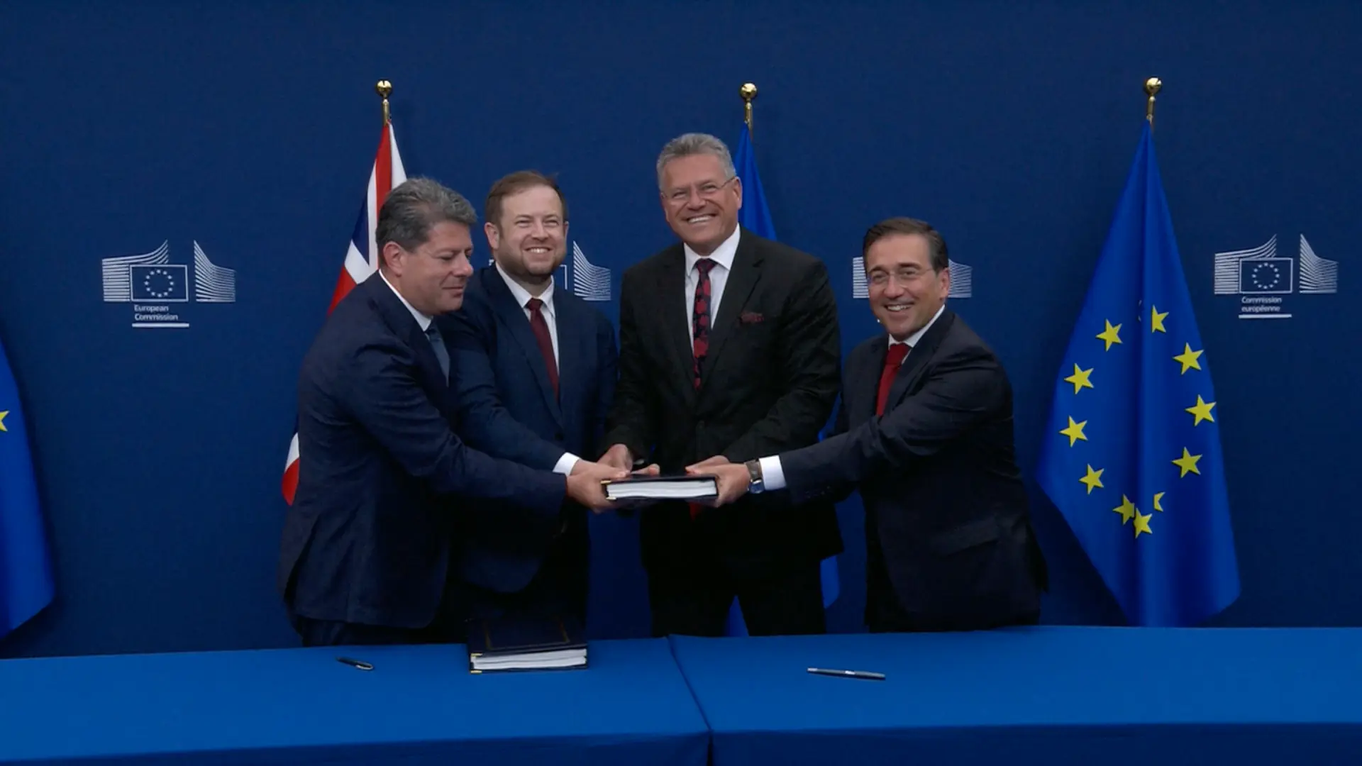 La UE y Reino Unido firman en Bruselas el Tratado sobre Gibraltar: «Es la última pieza del brexit»