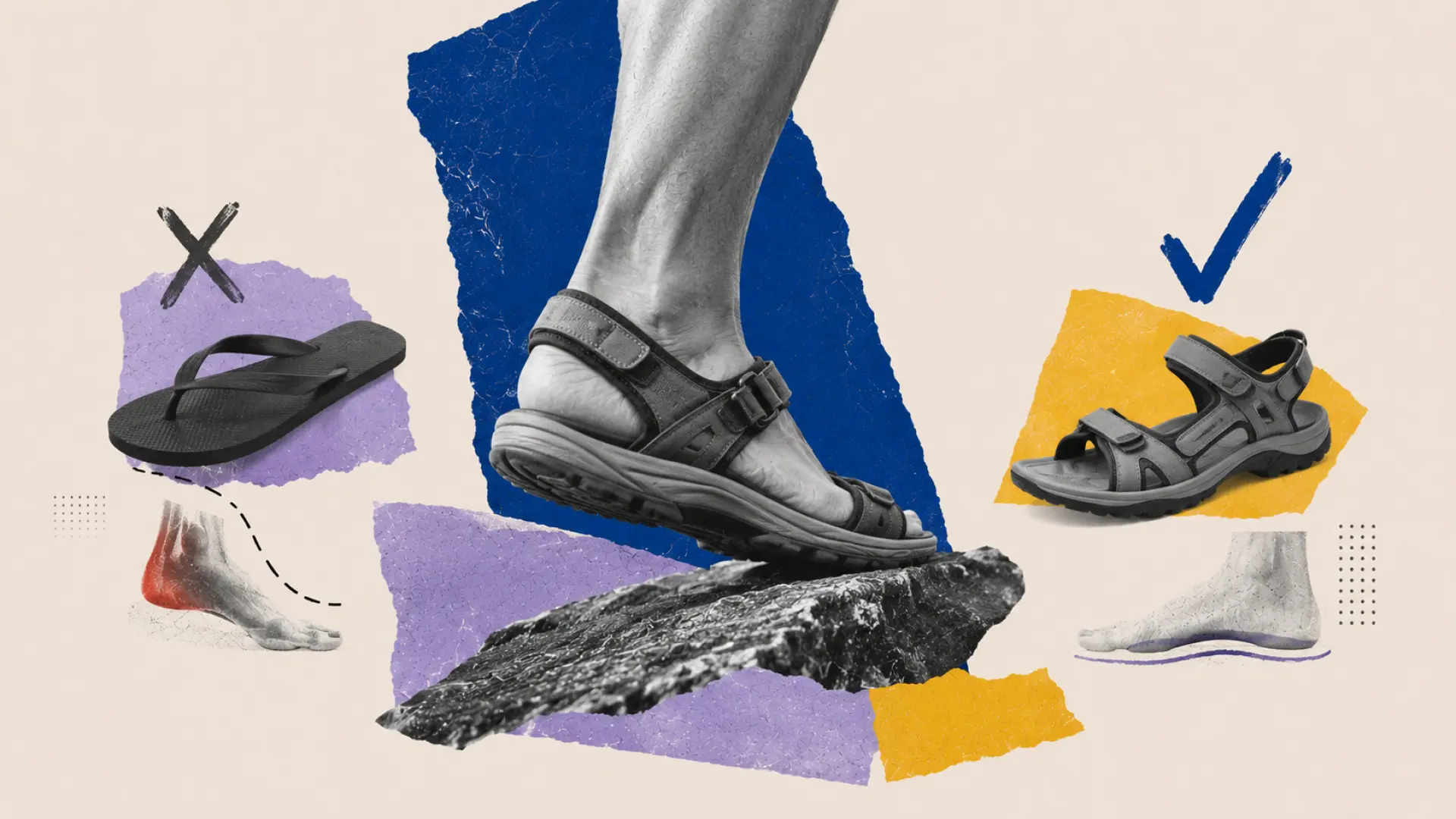 La ciencia de caminar en verano: por qué deberías jubilar tus chanclas y qué sandalias elegir para andar sin destrozar tus pies