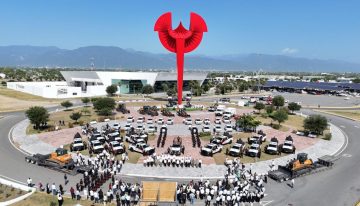 Fortalece Tamaulipas capacidad operativa de la Secretaría de Obras Públicas con nueva maquinaria