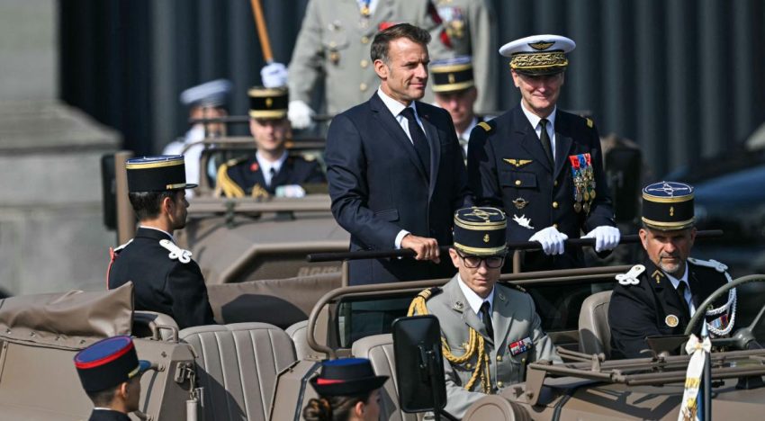 Francia celebra su fiesta nacional con un desfile en honor a Ucrania y los europeos