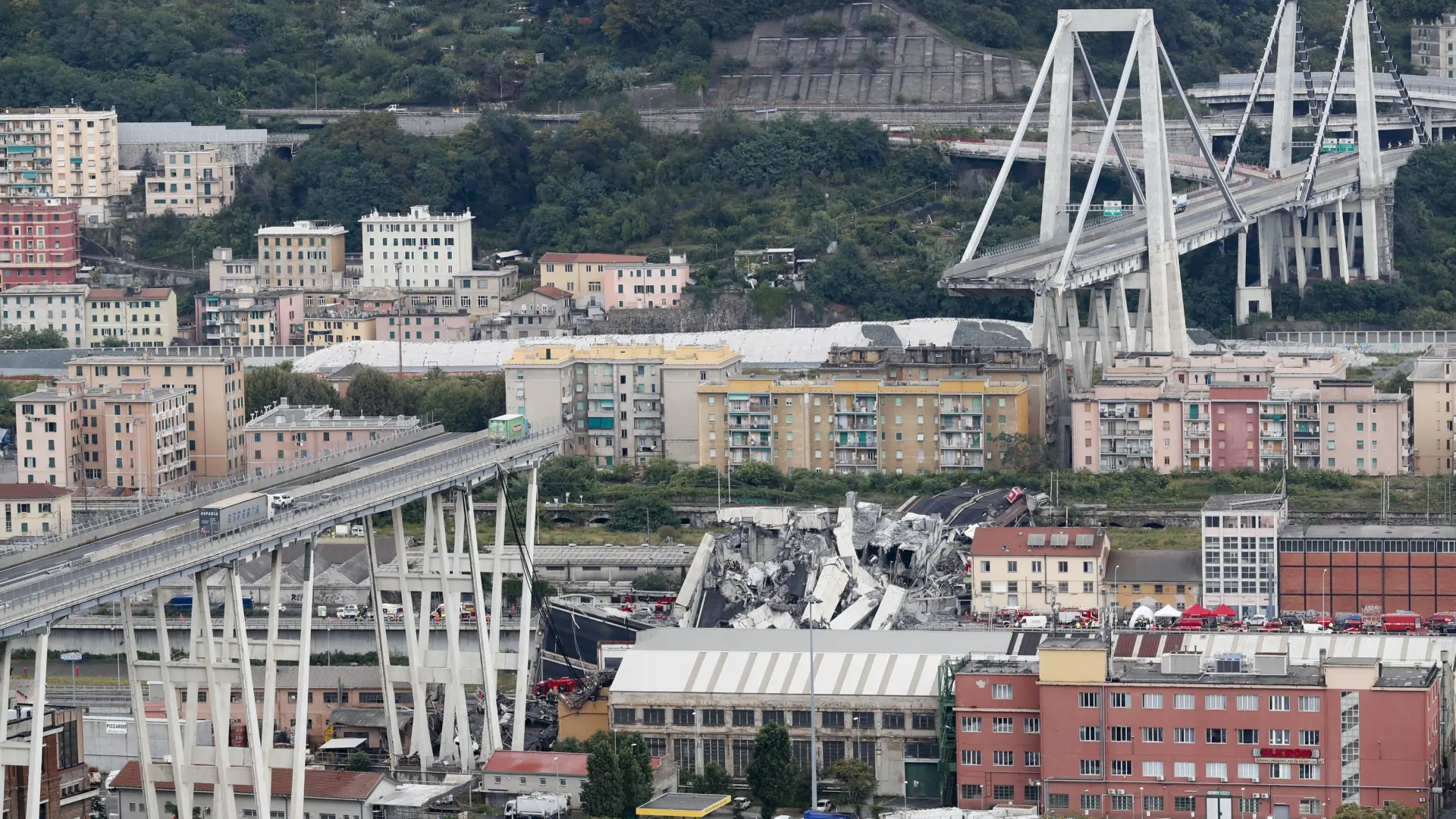 Condenados 32 responsables del puente de Génova por su derrumbe mortal en 2018
