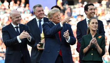Trump, Sheinbaum y Felipe VI acompañan la coronación de España como campeona del Mundial