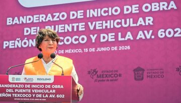 Plan Oriente: Avanza construcción del puente Periférico Peñón Texcoco-Avenida 602; conectará con el AICM y Circuito Interior