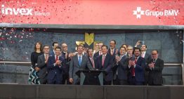 Invex Banco celebra con «campanazo» colocación de 9,000 millones de pesos en mercado de deuda