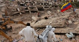 Rescatistas reanudan recuperación de cuerpos en edificio dinamitado tras terremotos en Venezuela