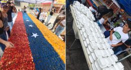 Prepararon la torta más grande de Venezuela para los niños de La Guaira y Caracas tras los terremotos