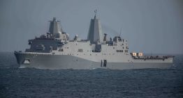 Buque USS San Antonio de EEUU llegó a La Guaira para apoyar labores humanitarias (IMÁGENES)