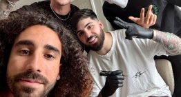 «Las promesas se cumplen»: Marc Cucurella se tatuó la cara de Luis de la Fuente y lo mostró en sus redes