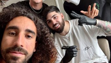 «Las promesas se cumplen»: Marc Cucurella se tatuó la cara de Luis de la Fuente y lo mostró en sus redes